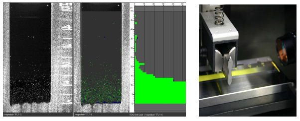 涂料細(xì)度分析儀測量過程
