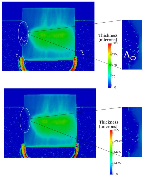 原始數(shù)據(jù)圖像的閾值濾波。