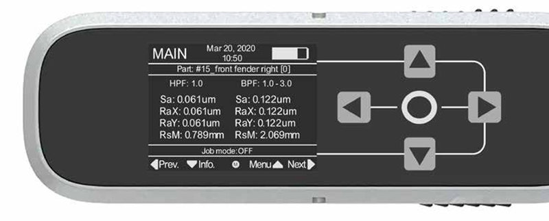 Rhopoint TAMS全外觀測量系統(tǒng)操作界面
