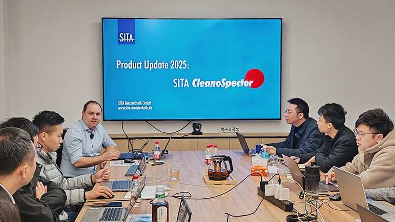 德國SITA公司到訪佛山翁開爾進行技術(shù)交流培訓(xùn)