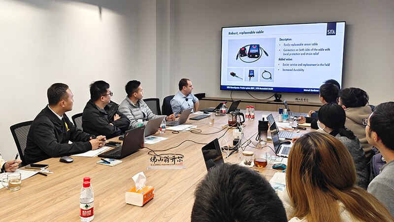 德國SITA公司到訪佛山翁開爾進行技術(shù)交流培訓(xùn)