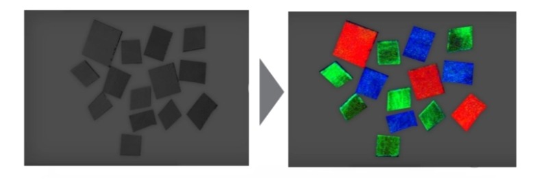 Specim高光譜相機(jī)根據(jù)成分對(duì)無法通過視覺判斷的黑色材料進(jìn)行分類